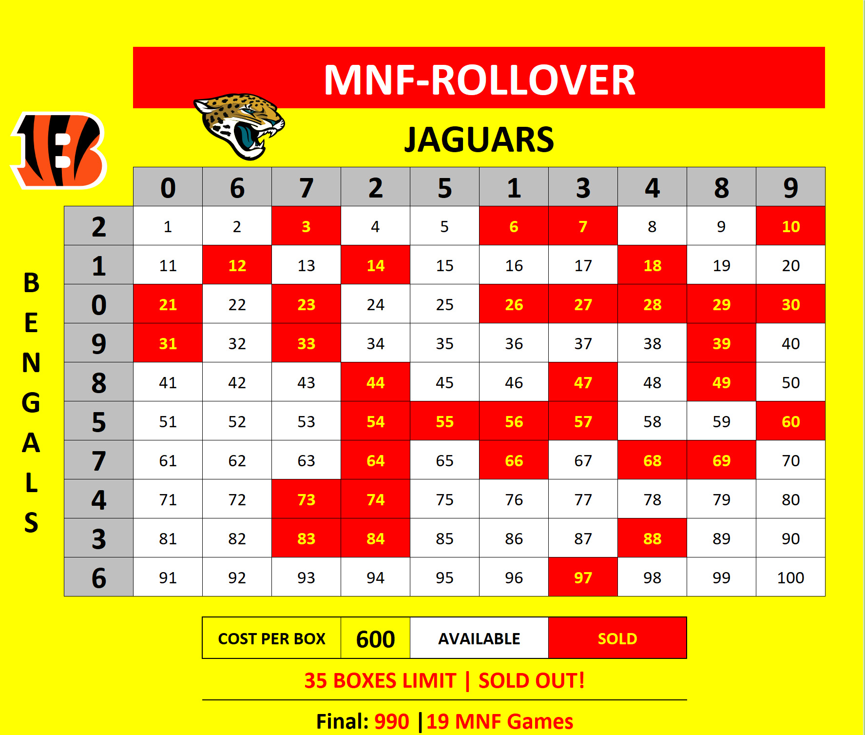 MNF-Rollover-B Bengals at Jaguars