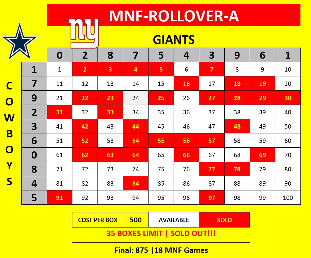 MNF-Rollover-B Cowboys At Giants